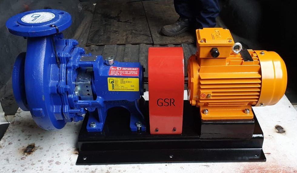 KSB pump and motor set