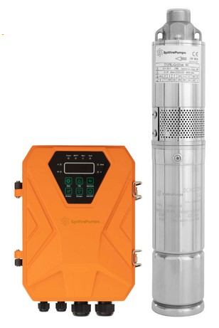 Solar borehole pump